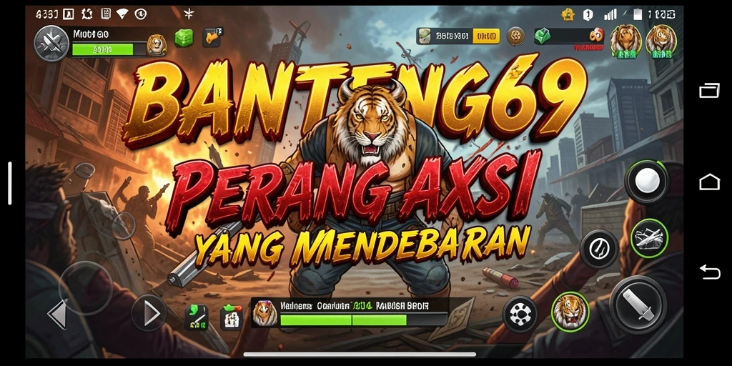 Tampilan aksi mendebarkan dalam gameplay BANTENG69 yang penuh tantangan.