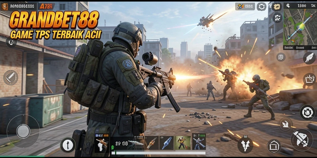 Screenshot gameplay <strong>GRANDBET88</strong> yang menampilkan aksi seru di pertempuran.
