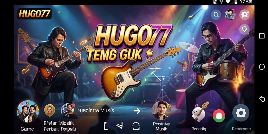 Tampilan gameplay HUGO77 yang menarik dan interaktif.