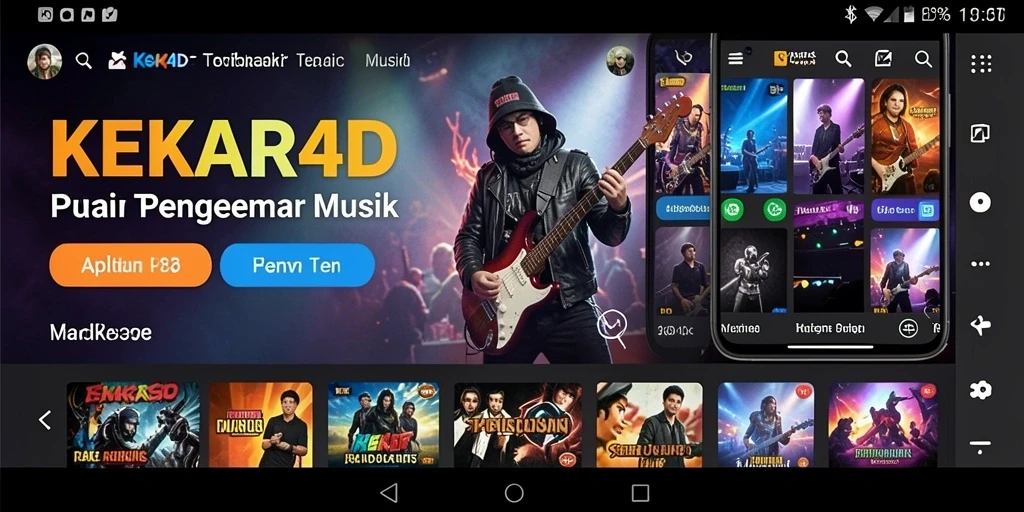Tampilkan gameplay seru dengan berbagai lagu di KEKAR4D.