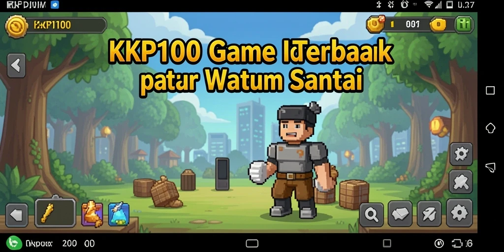 Tampilan gameplay KPK100 yang menarik dan penuh warna.