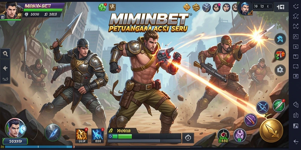 Tampilan gameplay MIMINBET yang penuh aksi dan seru.