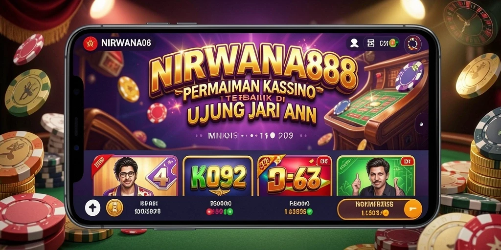 Tampilan gameplay menarik di NIRWANA88 dengan berbagai pilihan permainan Kasino.
