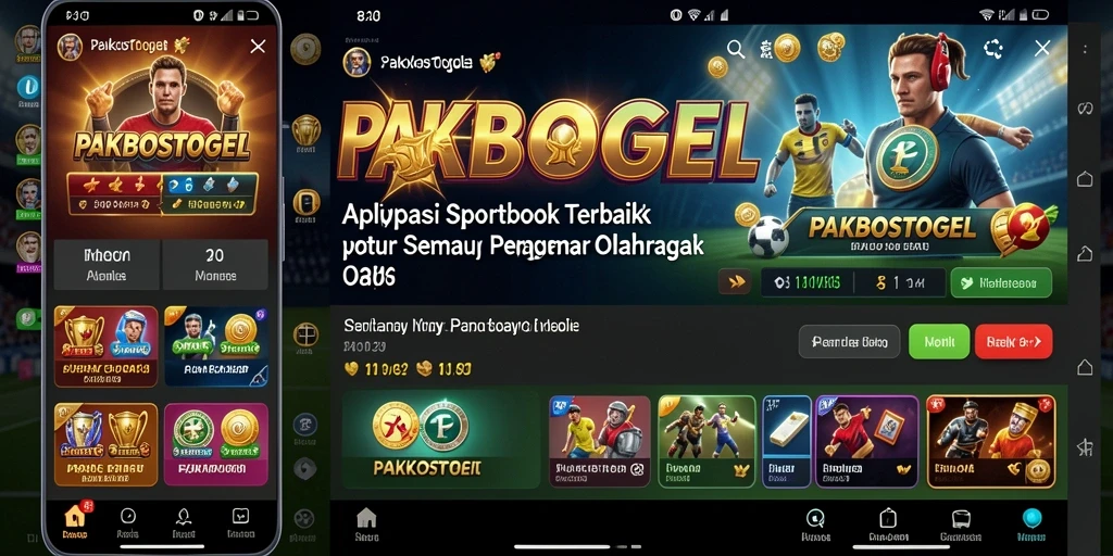 Tampilan menarik dari gameplay taruhan sportsbook di PAKBOSTOGEL.
