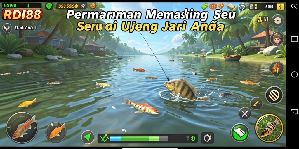 Tampilan gameplay RDI88 yang menakjubkan dalam memancing.