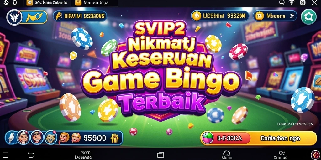 Tampilan menarik dan seru dari gameplay Bingo di SVIP2.