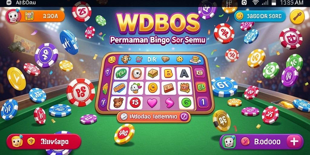 Screenshot gameplay WDBOS yang menampilkan keseruan bermain Bingo.